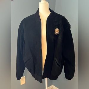 Saint Andrews suede leather jacket